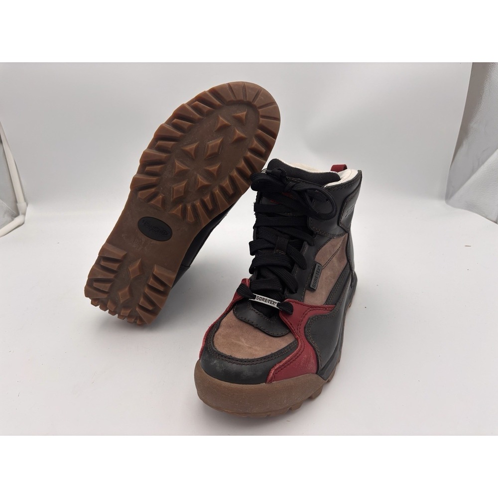Vasque Hiking Boots Mens 8 Black Red Brown GoreTex GTX Knockout Leather‎ Outdoor
